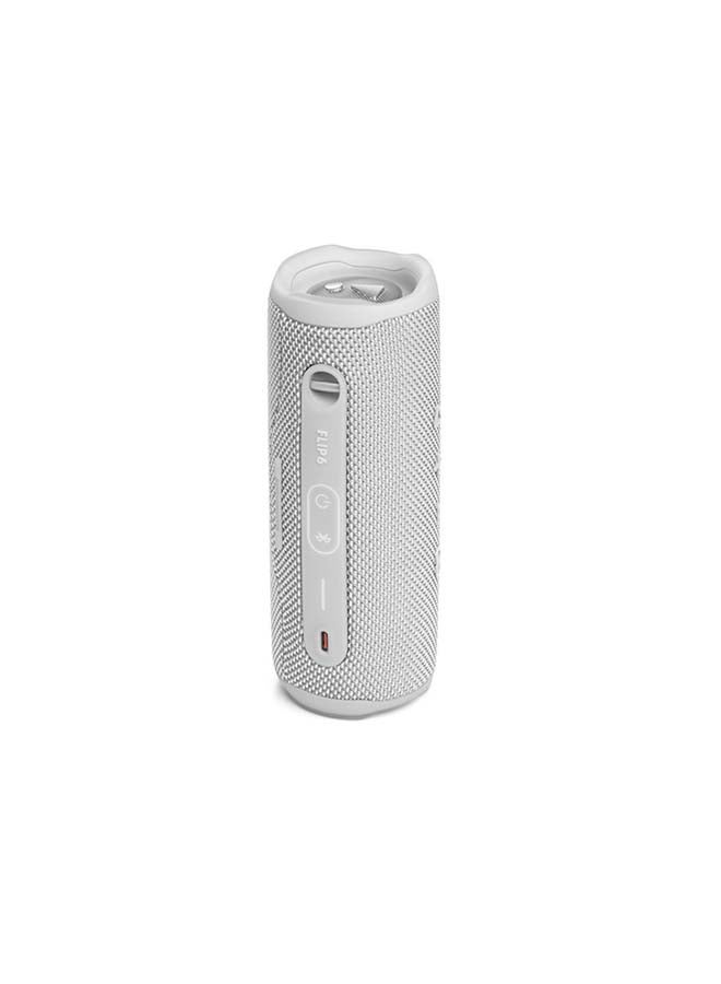 جي بي إل - مكبر صوت Flip 6 محمول مقاوم للماء IP67 مع صوت Jbl Original Pro - مكبر صوت ثنائي الاتجاه - باس عميق - بطارية 12 ساعة أبيض - Image 1