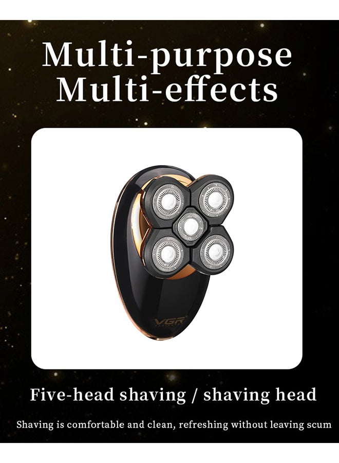 5-In-1 Electric Shaver For Men Black