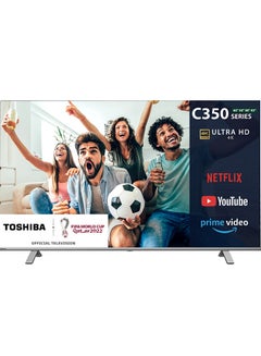 43 inch UHD LED VIDAA Smart TV 43C350KW Black