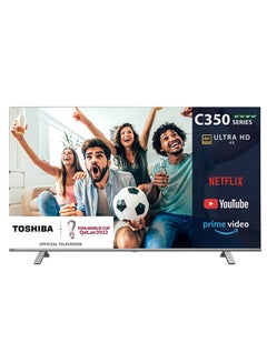 55 inch UHD LED VIDAA Smart TV 55C350KW Black/Silver