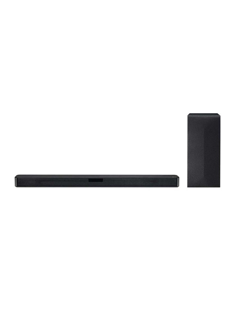 LG - 2.1-Channel Soundbar With Wireless Subwoofer And DTS Virtual:X SN4A Black - Image 1