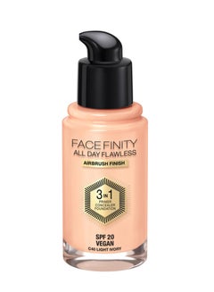 Facefinity All Day Flawless 3 In 1 Foundation C40 Light Ivory