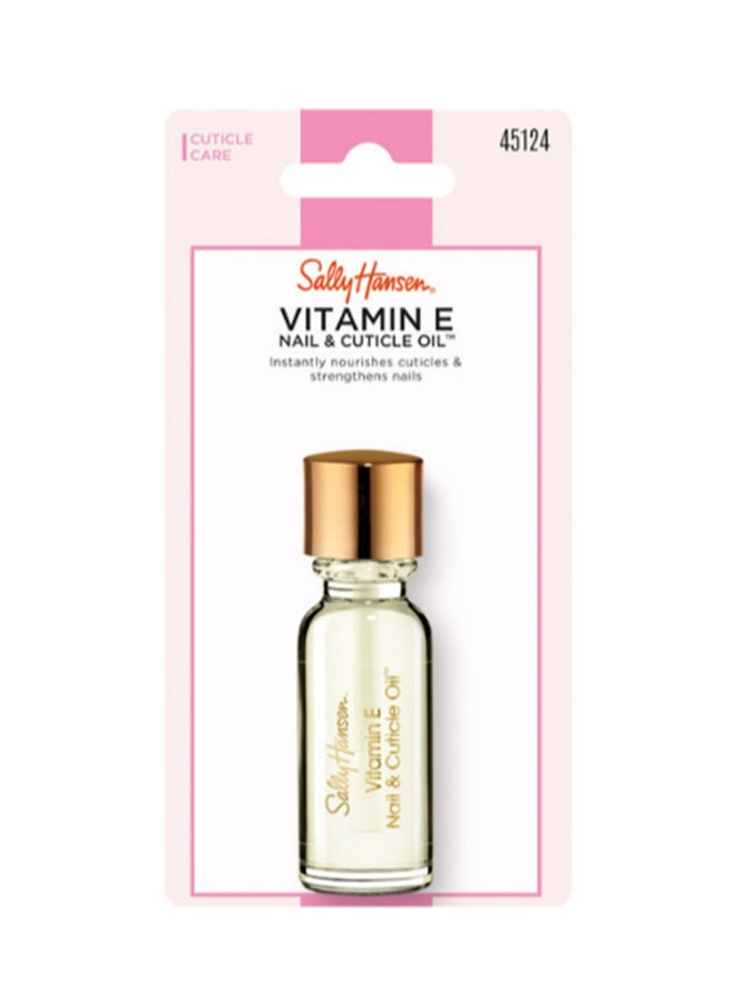 Sally Hansen Vitamin E Nail & Cuticle Oil Nail Treatment Clear  - Image 1