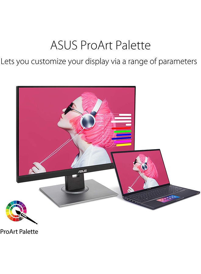 ASUS - ProArt PA248QV Display Professional Monitor – 24.1-inch, (1920 x 1200), 60Hz 16:10, IPS, 75Hz, WUXGA 100% sRGB, ProArt Preset, Ergonomic Stand | 90LM05K1-B01370 Black - Image 1