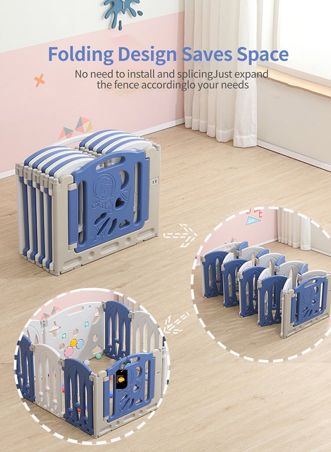 Kidle - 10 Panel Foldable And Portable Baby Playpen - Image 1