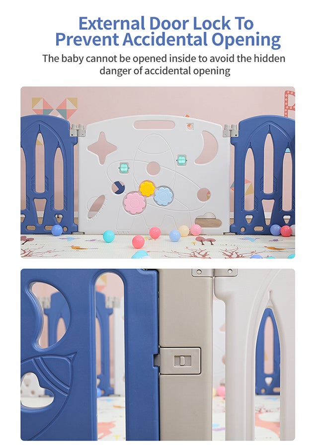 Kidle - 10 Panel Foldable And Portable Baby Playpen - Image 1