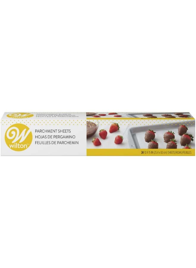Candy Parchment Sheets White 10x15inch