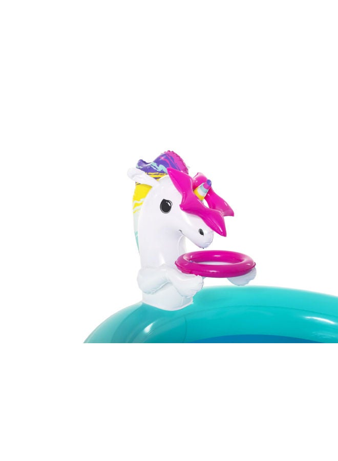 Bestway - Magical Unicorn Carriage Play Center 2.74x1.98x1.37meter - Image 1