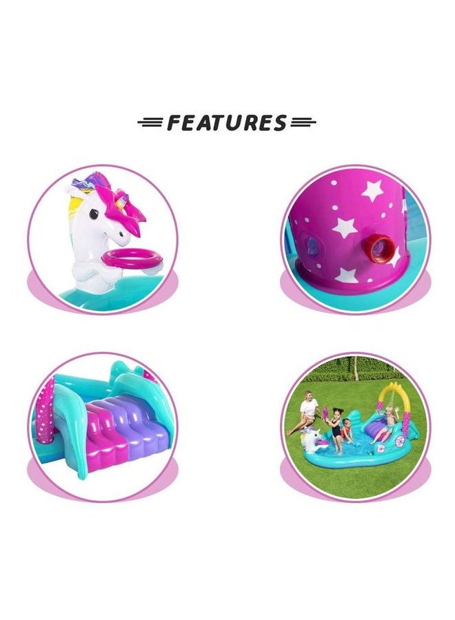 Bestway - Magical Unicorn Carriage Play Center 2.74x1.98x1.37meter - Image 1