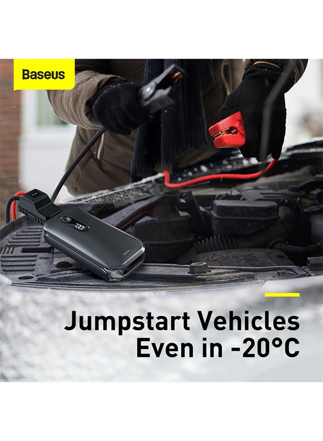 Baseus - Super Energy Pro Car Jump Starter 6.0L Gasoline and 3.5L Diesel 12V Portable Power Pack Automotive Battery Booster Charger with USB Port Smart Jumper - Image 1