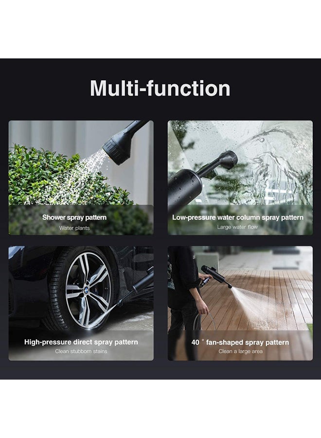 Baseus - Car Washer Machine 50W 0.7Mpa Portable Cordless Pressure Washers with 3.5 M Water Pipe Cleaning Kits for Cleaning Car / Fences/Patios/Garden Multicolour 68x5x23.5cm - Image 1