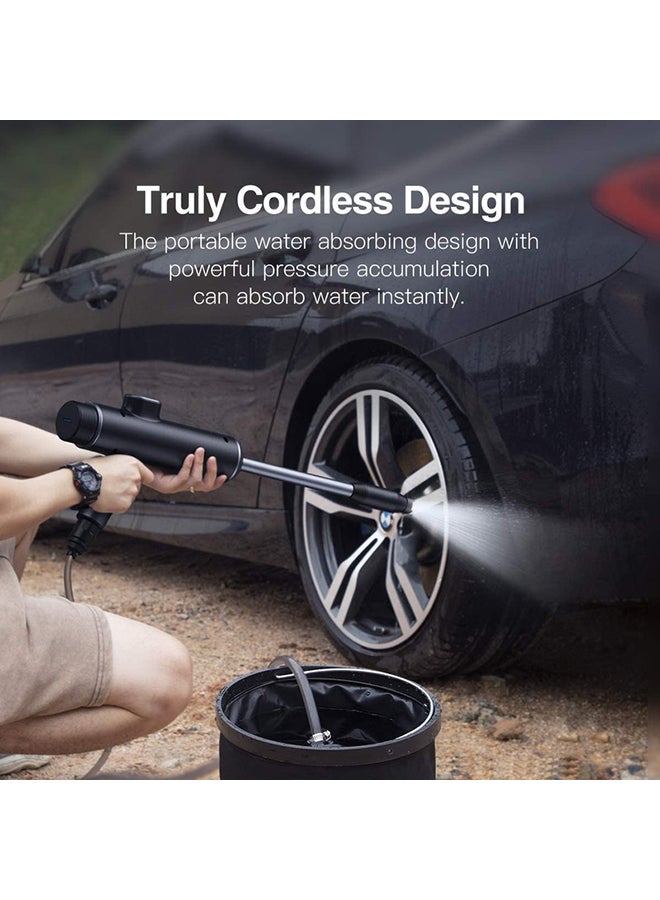 Baseus - Car Washer Machine 50W 0.7Mpa Portable Cordless Pressure Washers with 3.5 M Water Pipe Cleaning Kits for Cleaning Car / Fences/Patios/Garden Multicolour 68x5x23.5cm - Image 1