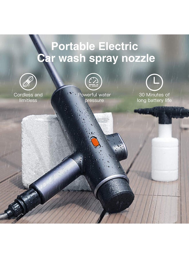 Baseus - Car Washer Machine 50W 0.7Mpa Portable Cordless Pressure Washers with 3.5 M Water Pipe Cleaning Kits for Cleaning Car / Fences/Patios/Garden Multicolour 68x5x23.5cm - Image 1
