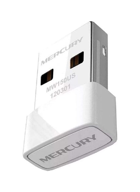 Nano USB Adapter N150 Wireless White