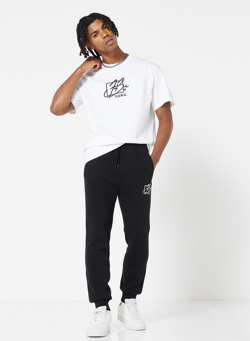 FUBU - Script Essential Sweatpants Black - Image 1