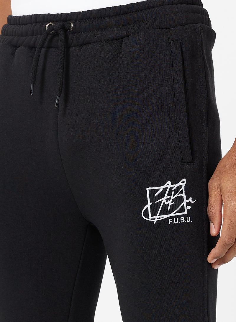 FUBU - Script Essential Sweatpants Black - Image 1