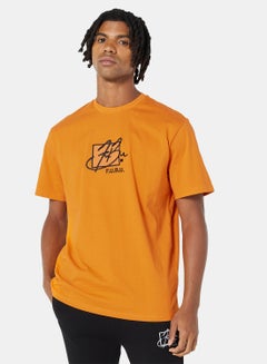 FUBU Script Essential T-Shirt Orange  - Image 1