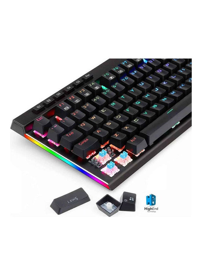 REDRAGON - Vata Rgb Led Backlit Full Mechanical Gaming Keyboard With Macro - Image 1