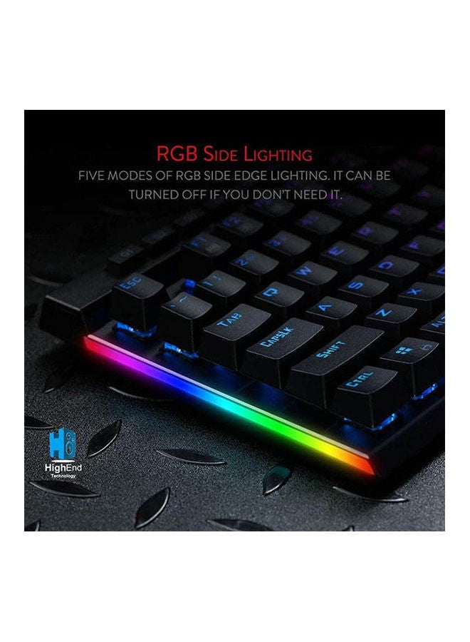 REDRAGON - Vata Rgb Led Backlit Full Mechanical Gaming Keyboard With Macro - Image 1