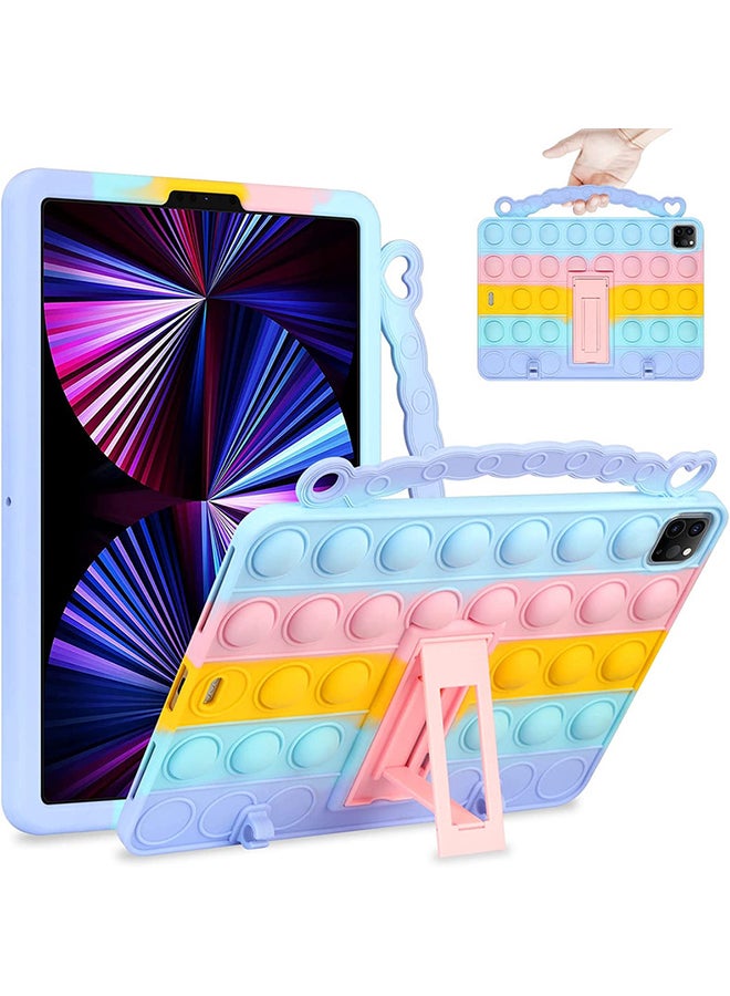Rock Pow Stylish Shockproof Stress Release Push Pop Fidget Toy Case Cover For Apple iPad Pro 11 (2018/2020/2021) With Pencil Holder Multicolour - Image 1
