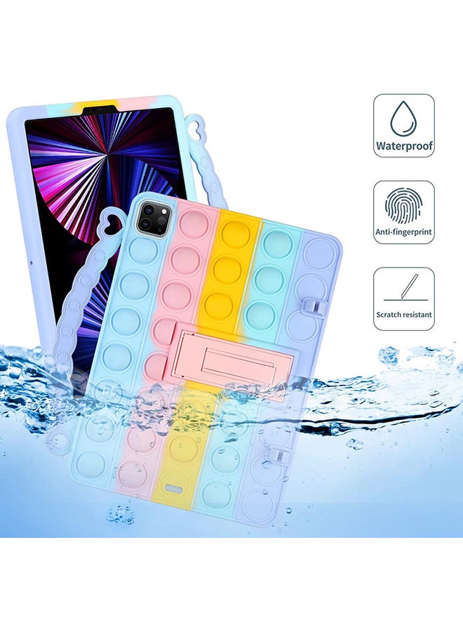 Rock Pow Stylish Shockproof Stress Release Push Pop Fidget Toy Case Cover For Apple iPad Pro 11 (2018/2020/2021) With Pencil Holder Multicolour - Image 3