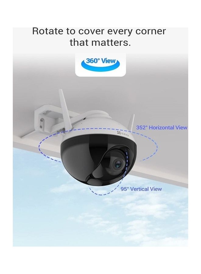 إيزفيز كاميرا مراقبة C8W ذكية منزلية وللأماكن الخارجية تعمل بالواي فاي بدقة 4 ميجابكسل - Image 3