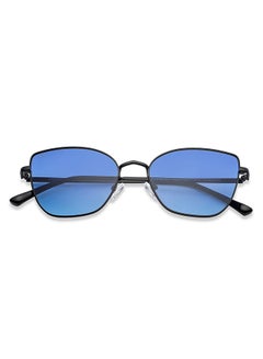 VINCENT CHASE Vintage Full Rim Cat Eye Shape Polarized & UV Protected Sunglasses VC S14079 - Lens Size: 54mm - Black  - Image 2