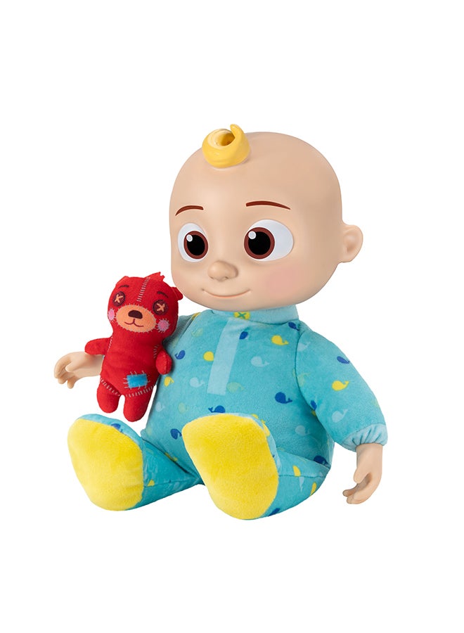 Cocomelon Beautiful Cute Plush Roto Bedtime Musical Jj Doll With 7 Sounds And Cuddling Toy 17.78x15.87x30.48cm - Image 4