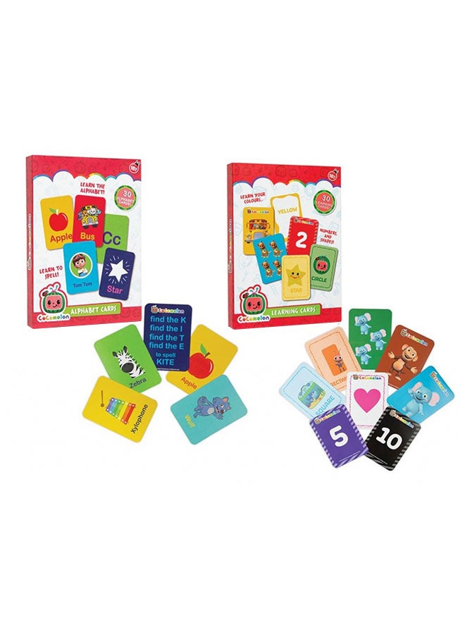 Cocomelon - My First Learning Cards, Pack of 30 - Assorted 14x10x1.5cm - Image 1
