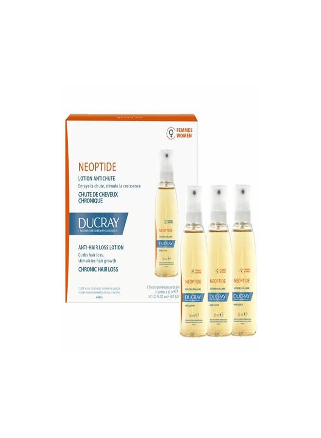 DUCRAY - Neoptide Lotion Spray For Women 3X30 ml - Image 1