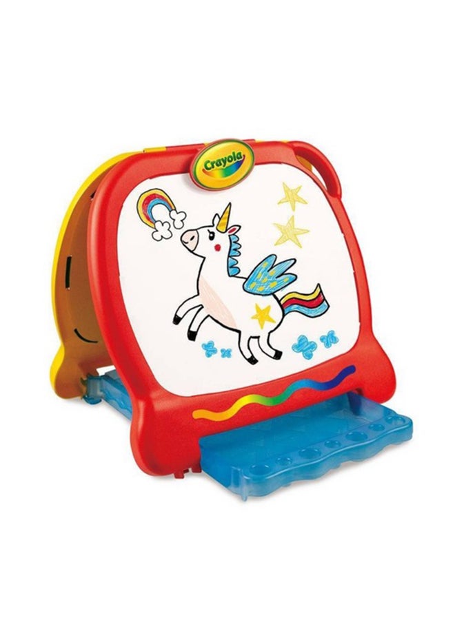 Crayola - Grow'N Up 2-Sided Art-To-Go Rainbow Easel - Image 1