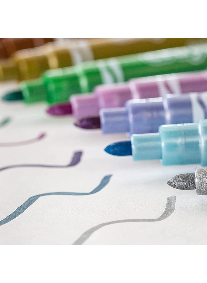 Crayola 8-Piece Project Metallic Markers ‎1.27 x 14.94 x 12.7cm - Image 4