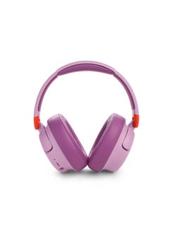 JBL JR460NC Wireless Over-Ear Noise Cancelling Built-In Mic, 30 Hour Battery Designed for Kids Detachable Audio Cable Pink  - Image 2