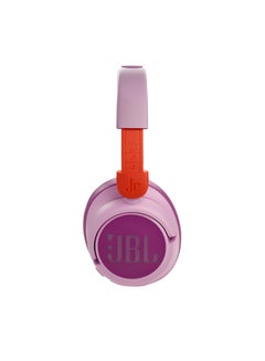 JBL JR460NC Wireless Over-Ear Noise Cancelling Built-In Mic, 30 Hour Battery Designed for Kids Detachable Audio Cable Pink  - Image 4