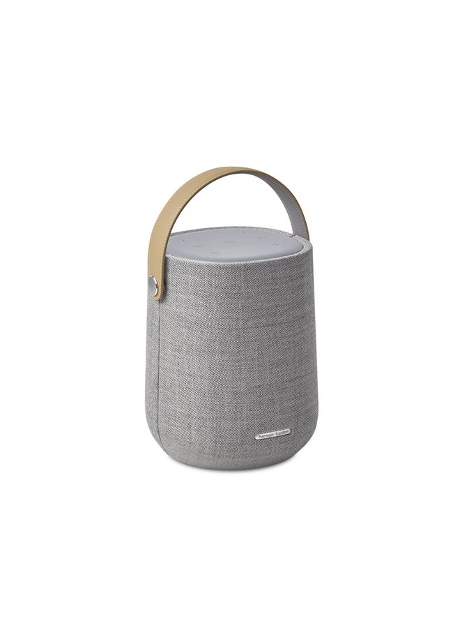 JBL - Harman Kardon Citation 200 Portable Smart Speaker for HD Sound Grey - Image 1