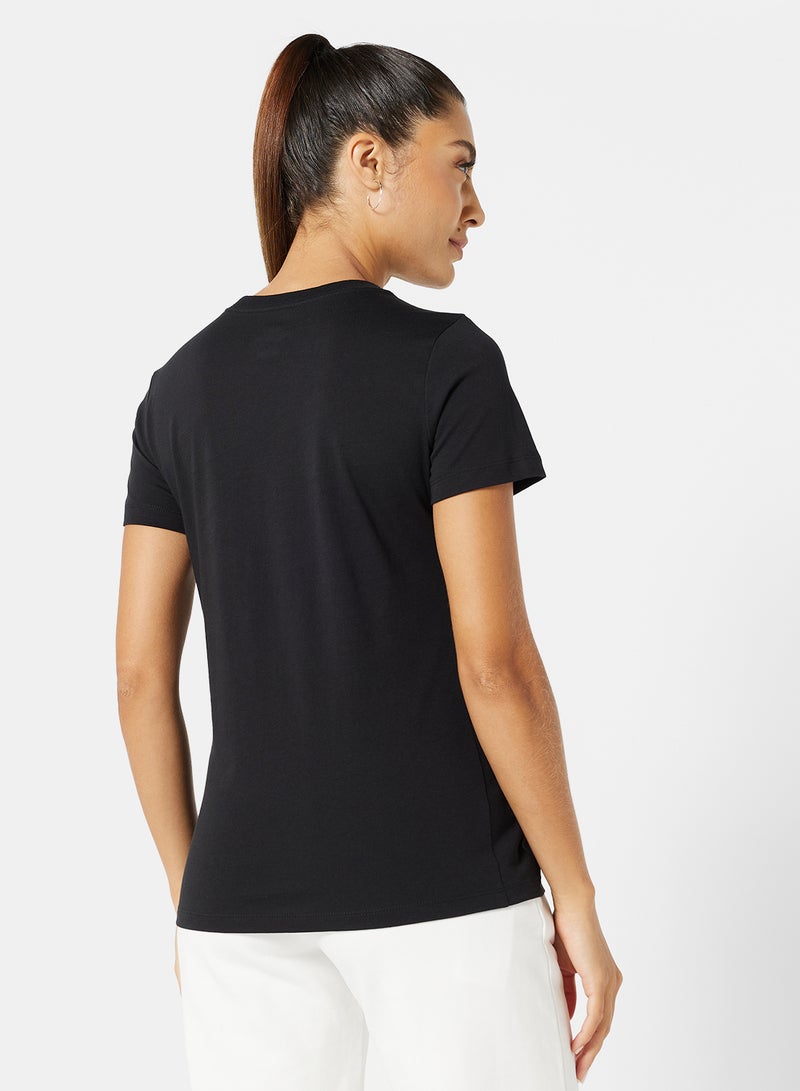 Nike Brand Logo Printed T-Shirt Black/white - Image 2