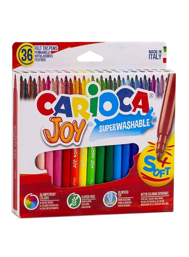 كاريوكا أقلام تحديد من الفelt 36 قطعة 40616