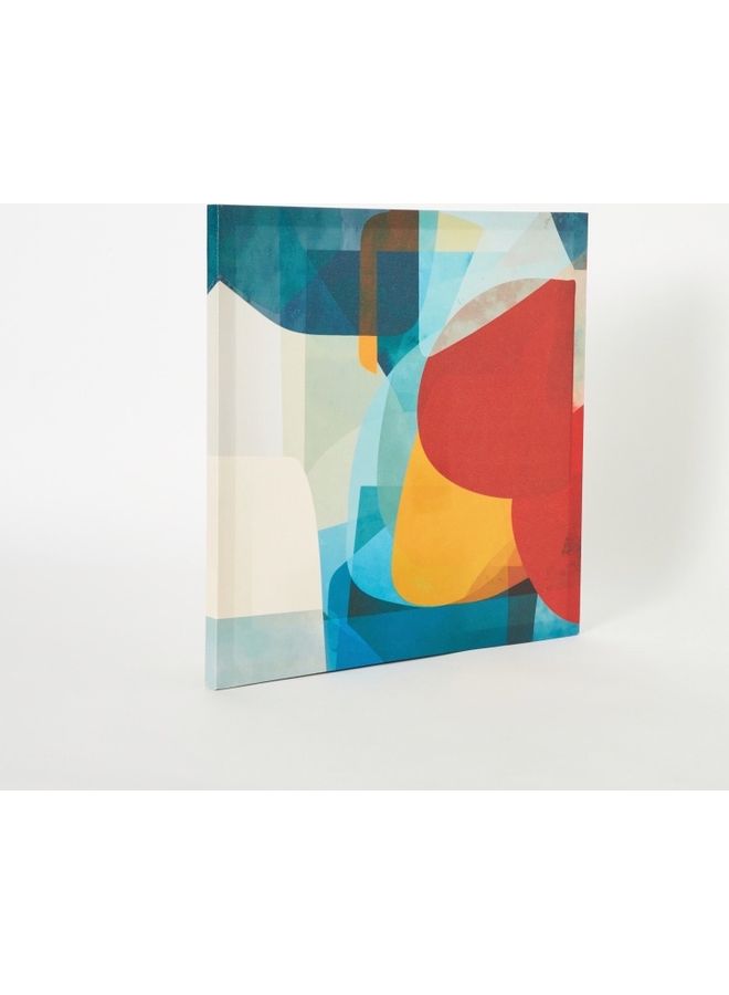 Home Box - Elmer Abstract Print Canvas Framed Picture Multicolour 40x1.8x40cm - Image 1