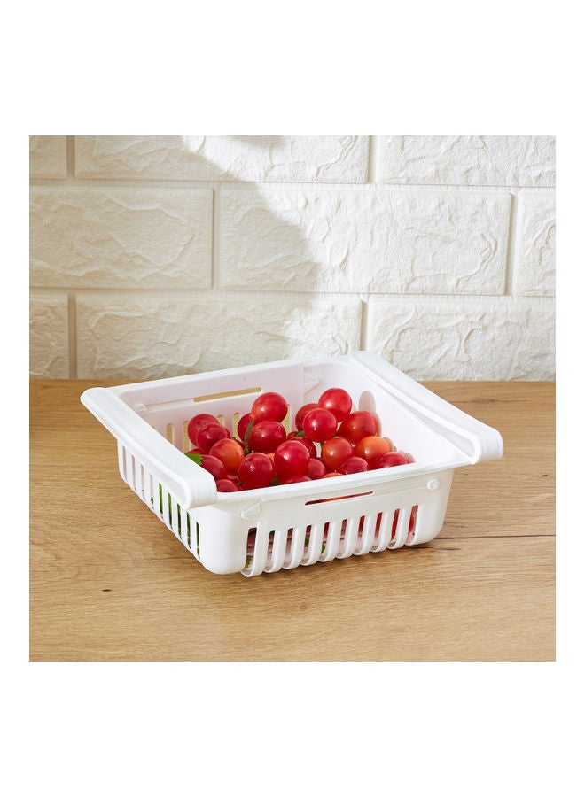Home Box Vega Fridge Storage Organizer White 16 x 14.5cm  - Image 1