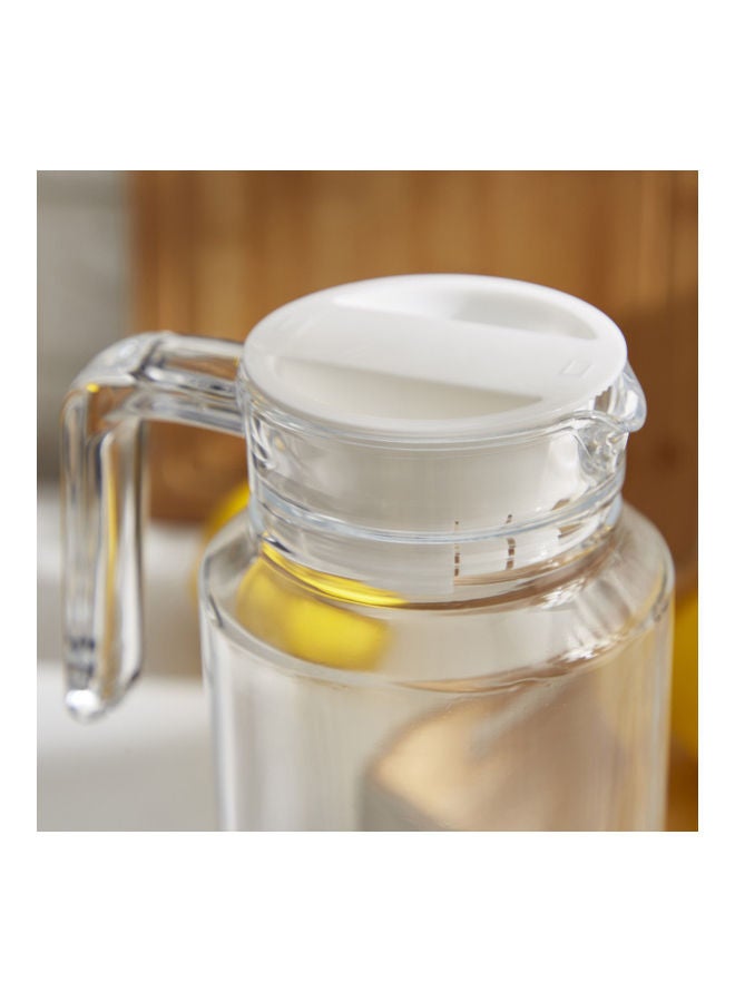 Home Box Fridge Jug With Lid Clear 1.3Liters  - Image 4
