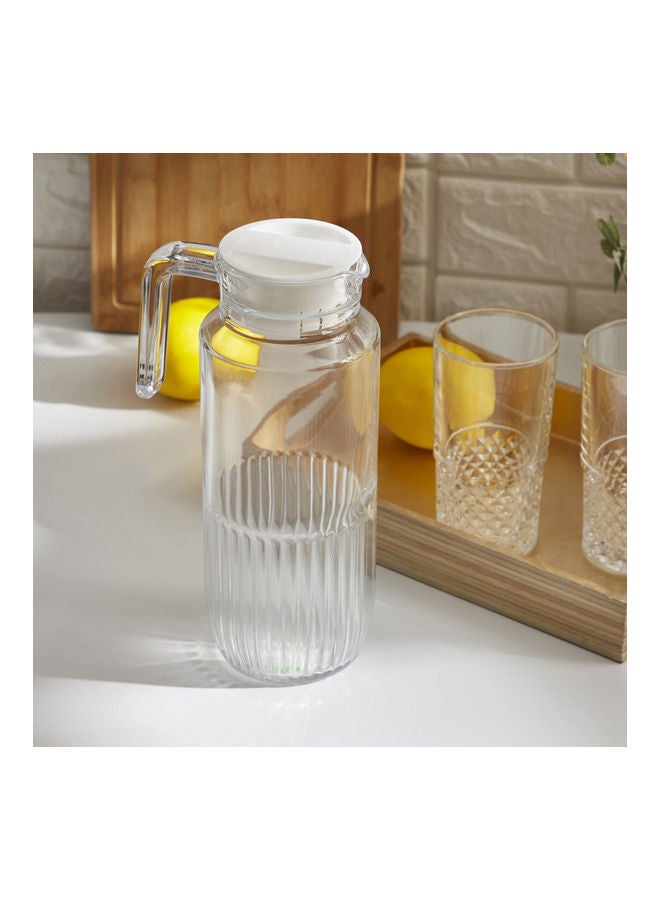 Home Box Fridge Jug With Lid Clear 1.3Liters  - Image 3