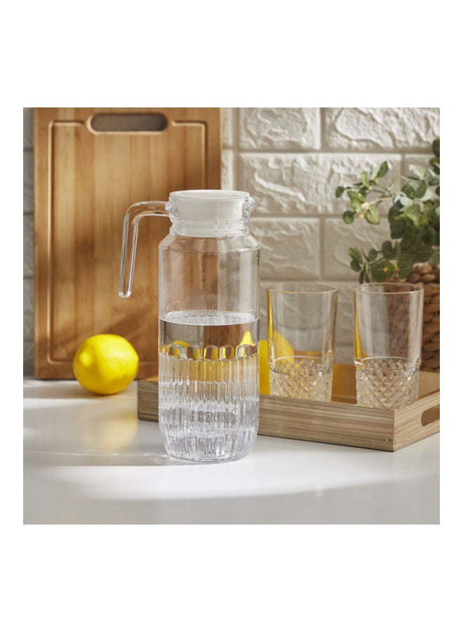 Home Box Fridge Jug With Lid Clear 1.3Liters  - Image 5
