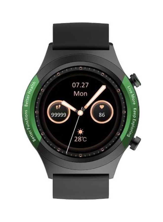 Oraimo 200 mAh OSW-23N Smart Watch 1.32-inch HD Full Color Touch Screen Build In Fitness Tracker Heart Rate & Blood Oxygen Monitor Green - Image 1