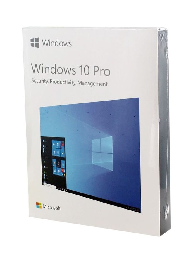 Microsoft 10 Pro USB Box 32/64BIT With Lifetime Licence Activation Product Key Card 1PC White  - Image 1
