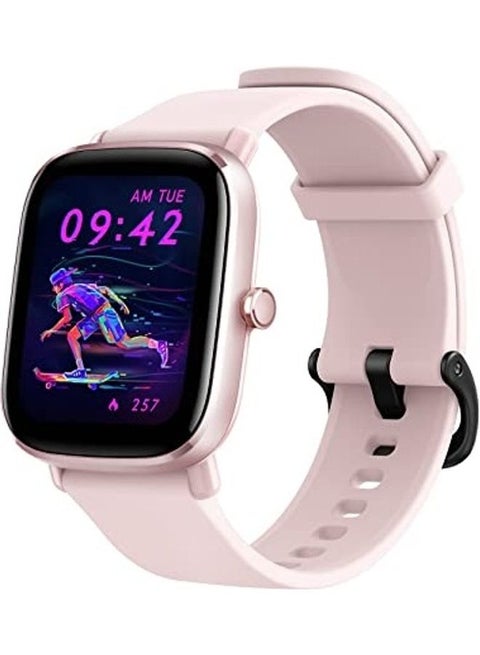 GTS2 Mini (New Version) Smart Watch with Always-on AMOLED Display Alexa Built-in SpO2 14 Days Battery Life 68 Sports Modes GPS HR Sleep And Stress Monitoring Flamingo Pink