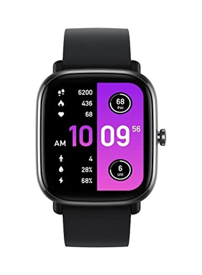 Amazfit - GTS2 Mini (New Version) Smart Watch with Always-on AMOLED Display Alexa Built-in SpO2 14 Days Battery Life 68 Sports Modes GPS HR Sleep And Stress Monitoring Meteor Black - Image 1