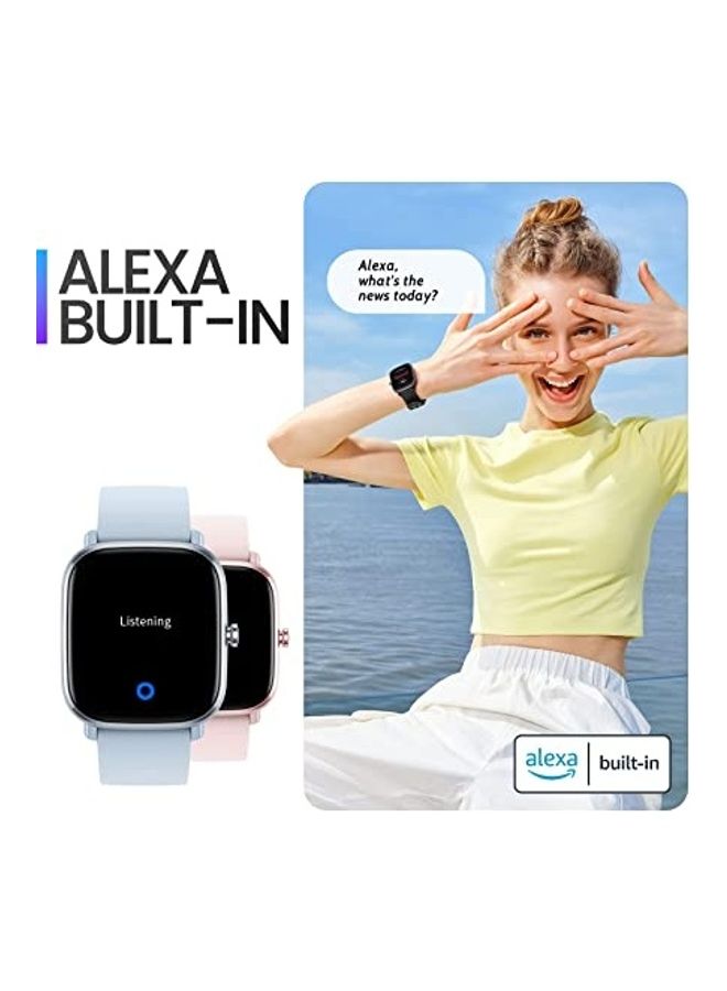 Amazfit - GTS2 Mini (New Version) Smart Watch with Always-on AMOLED Display Alexa Built-in SpO2 14 Days Battery Life 68 Sports Modes GPS HR Sleep And Stress Monitoring Meteor Black - Image 1
