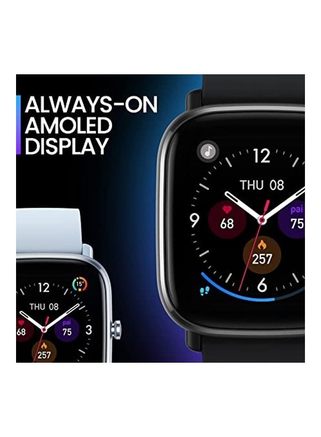 Amazfit - GTS2 Mini (New Version) Smart Watch with Always-on AMOLED Display Alexa Built-in SpO2 14 Days Battery Life 68 Sports Modes GPS HR Sleep And Stress Monitoring Meteor Black - Image 1