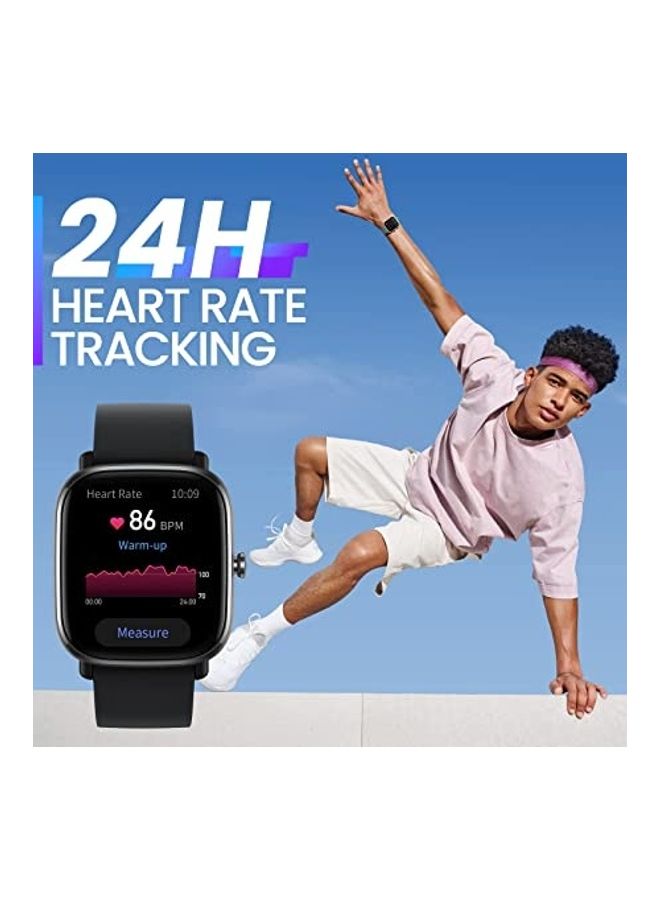 Amazfit - GTS2 Mini (New Version) Smart Watch with Always-on AMOLED Display Alexa Built-in SpO2 14 Days Battery Life 68 Sports Modes GPS HR Sleep And Stress Monitoring Meteor Black - Image 1