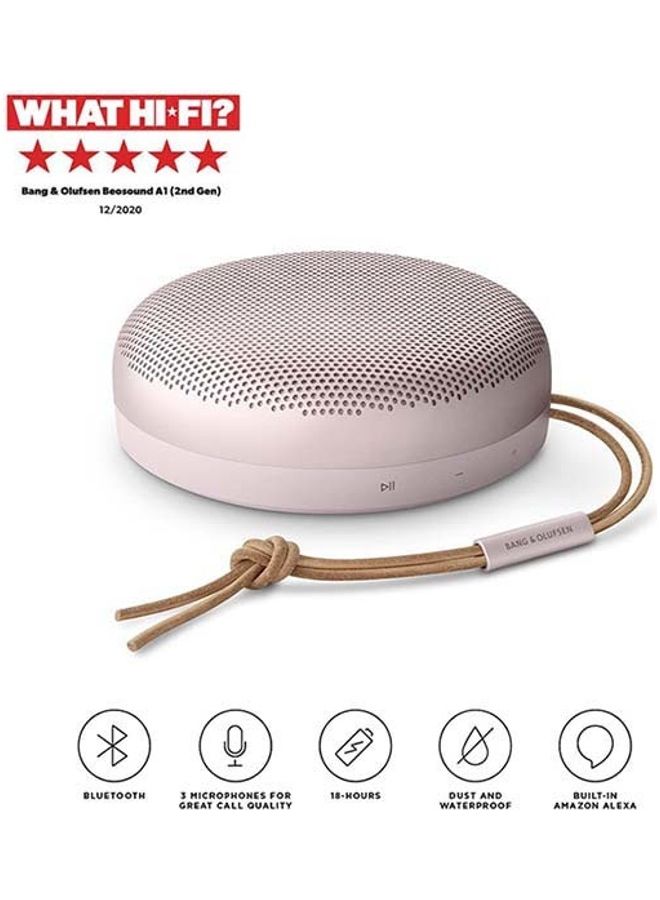 Bang & Olufsen - Beosound A1 2nd Gen Bluetooth Speaker Pink - Image 1